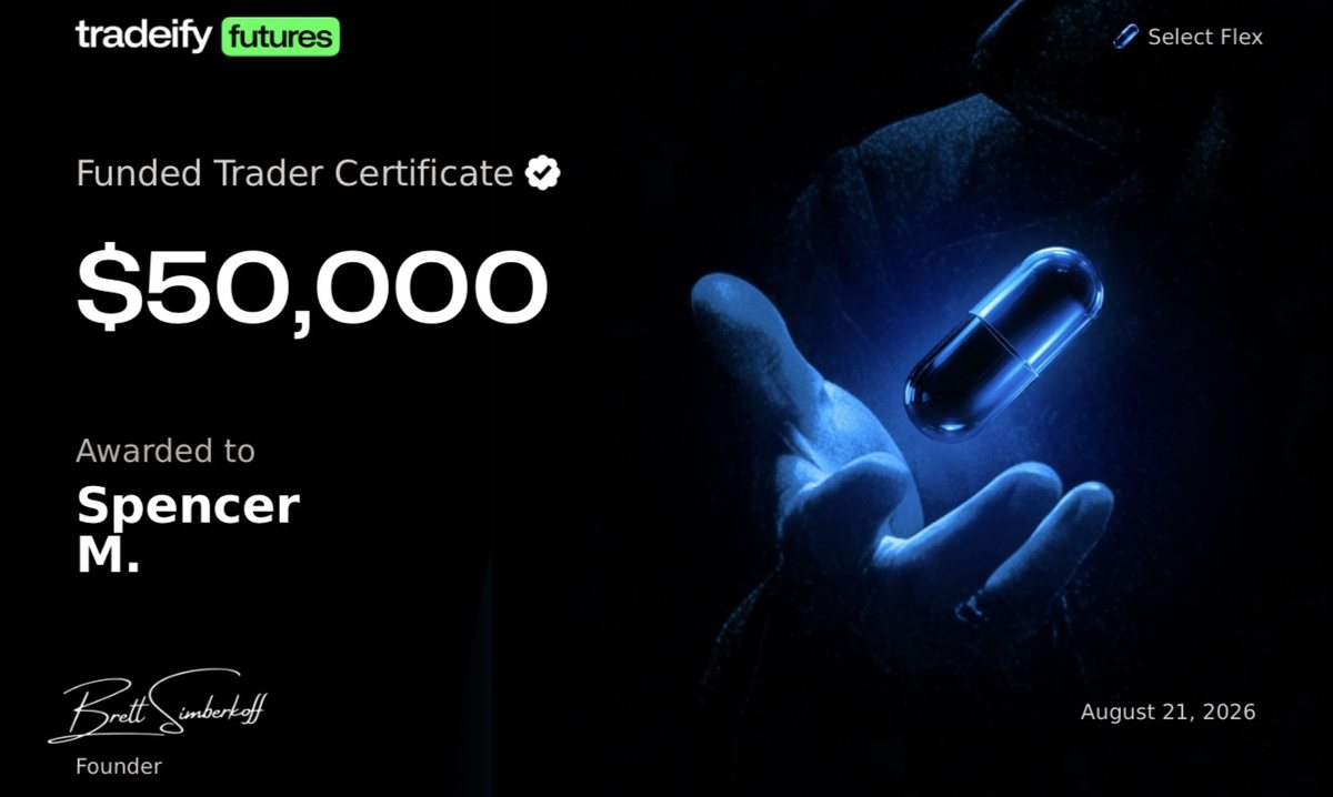Member funded-trader certificate