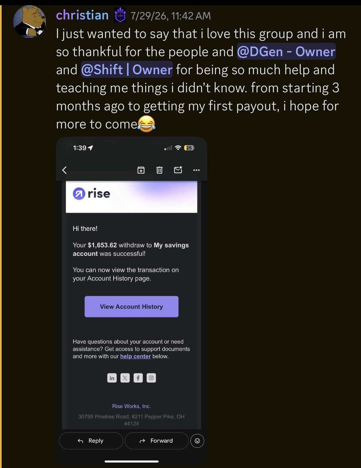 Member posts 1 of 7